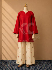 Cherry Trendy Embroidery 2piec
