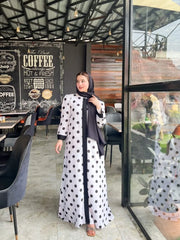 Polka-Dot Abaya