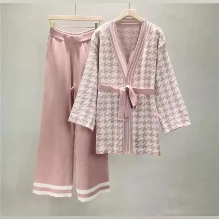 Belt Style Premium Quality Winter 2-Pcs Co-Ord Set. CWTS-34