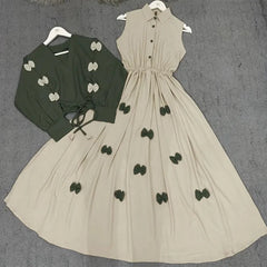 Classic Wine Bow Embellished Maxi 2-Piece Regular
