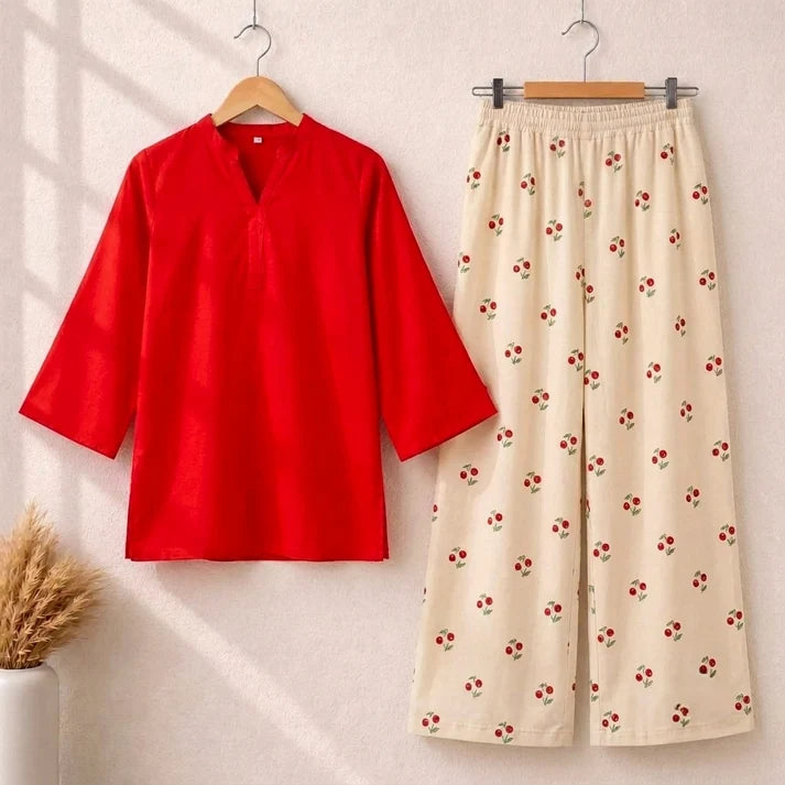 Trendy Embroidery 2piece MWTS-40