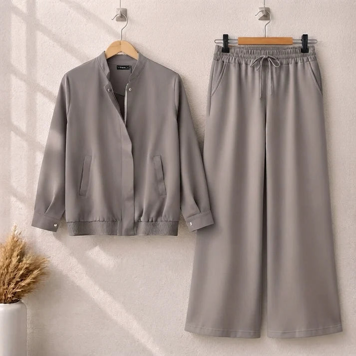 4 Pocket Style Premium Quality Winter 2-Pcs Tracksuit. CWTS-38