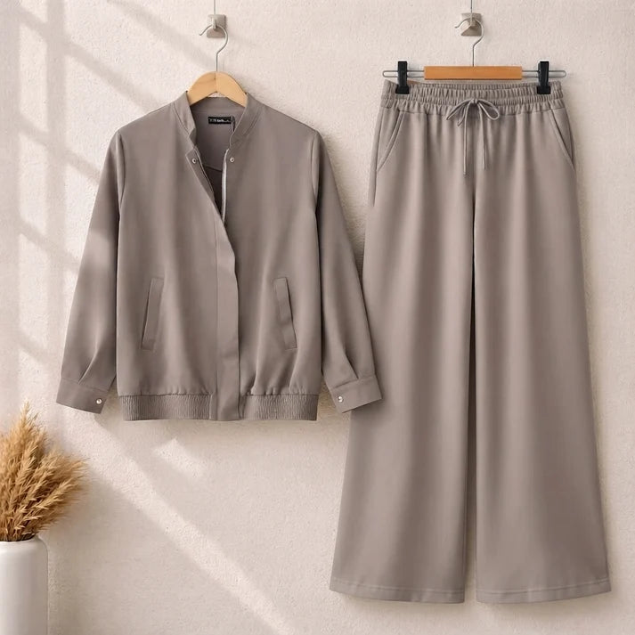 4 Pocket Style Premium Quality Winter 2-Pcs Tracksuit. CWTS-38