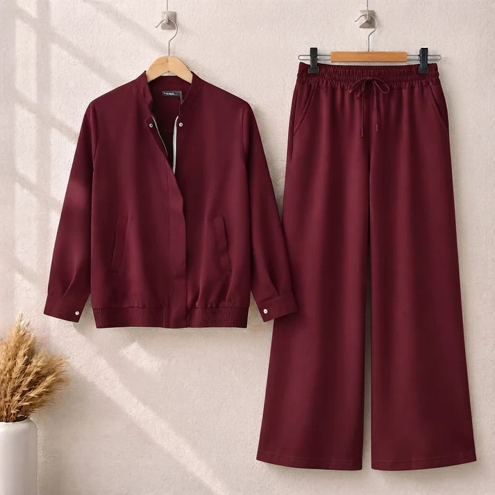 4 Pocket Style Premium Quality Winter 2-Pcs Tracksuit. CWTS-38