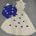 Classic Wine Bow Embellished Maxi 2-Piece Regular