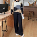 Trendy Sky Print Casual Winter Tracksuit