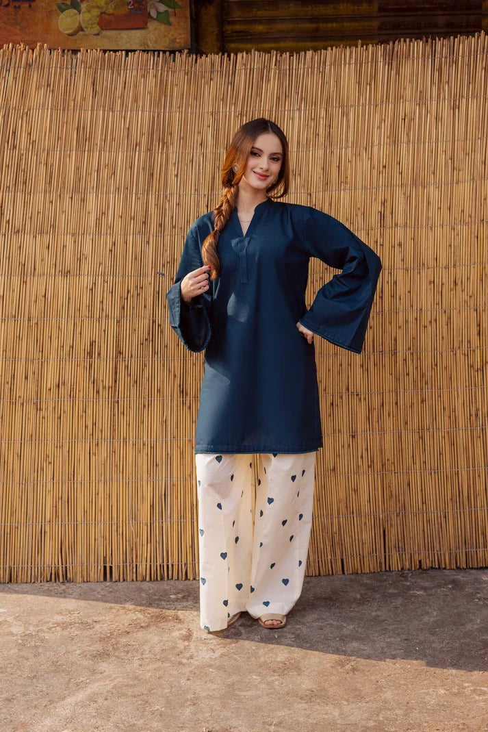 Trendy Heart Style Casual Stitch 2 Piece