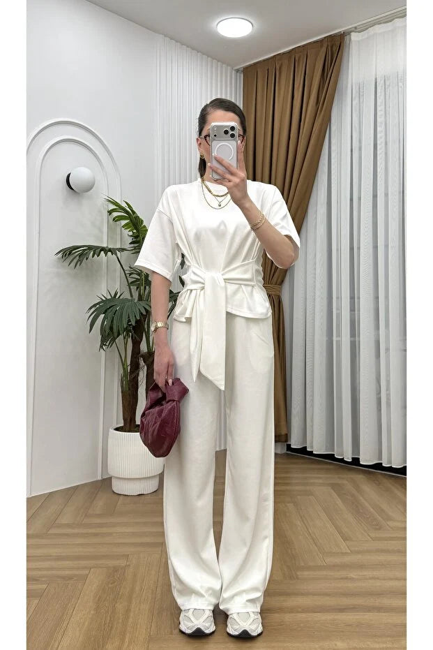 Tie-Waist Fuxion Co-Ord Set
