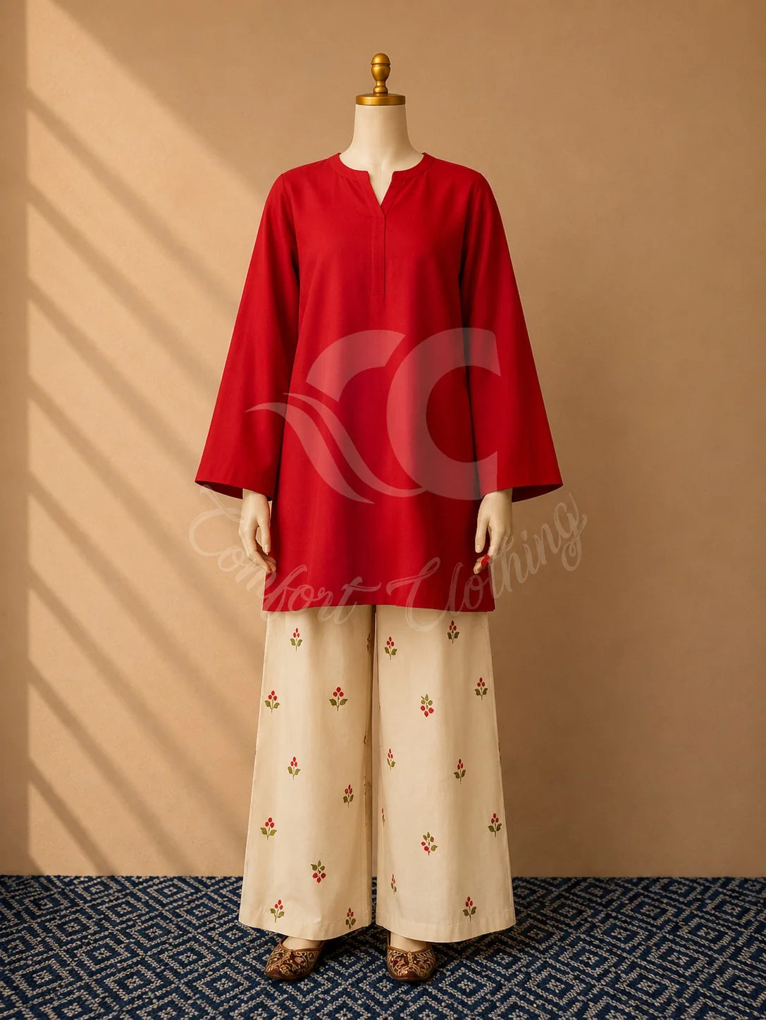 Cherry Trendy Embroidery 2piec