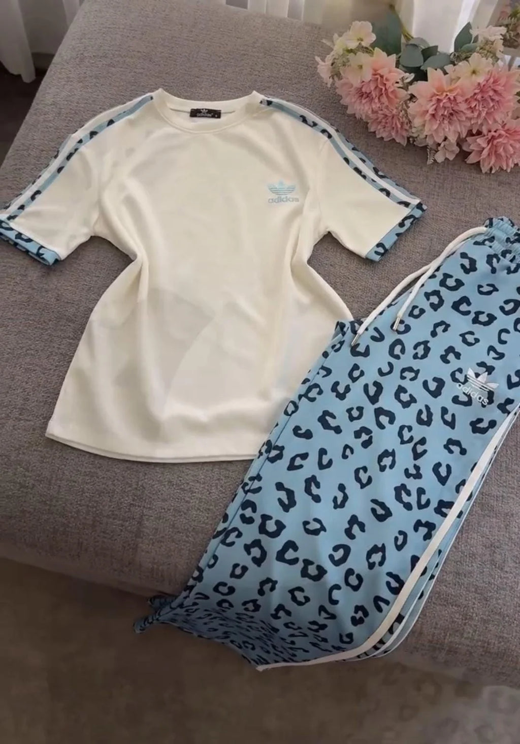 Leopard Print Casual 2-Piece Co-Ord Set