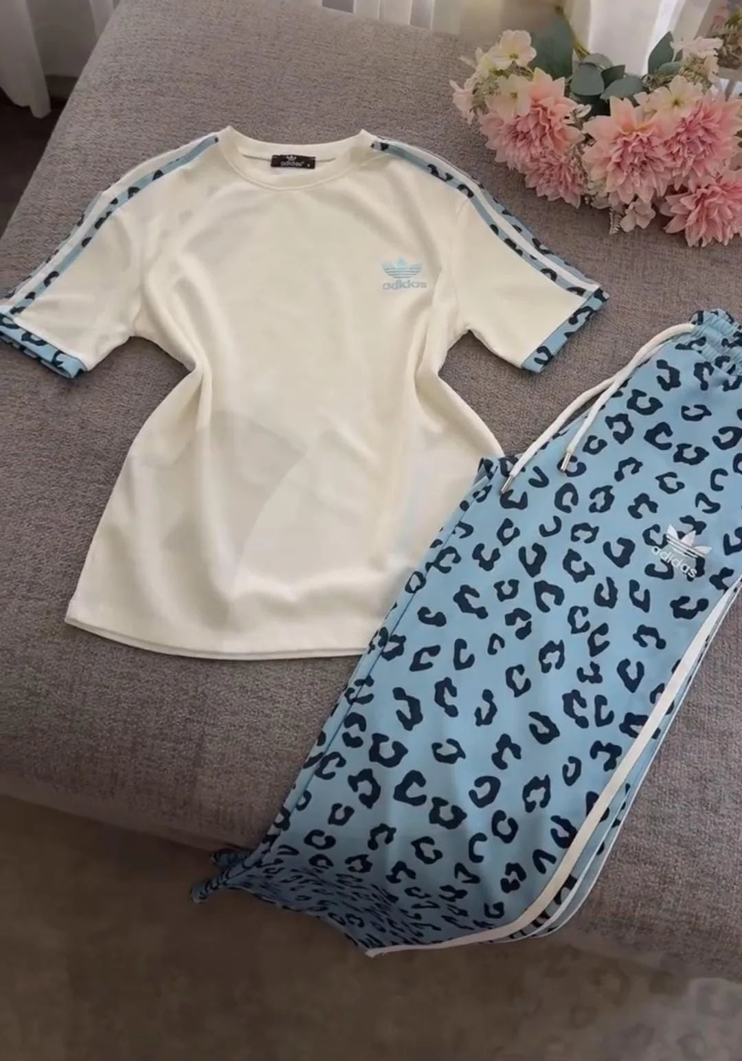 Leopard Print Casual 2-Piece Co-Ord Set