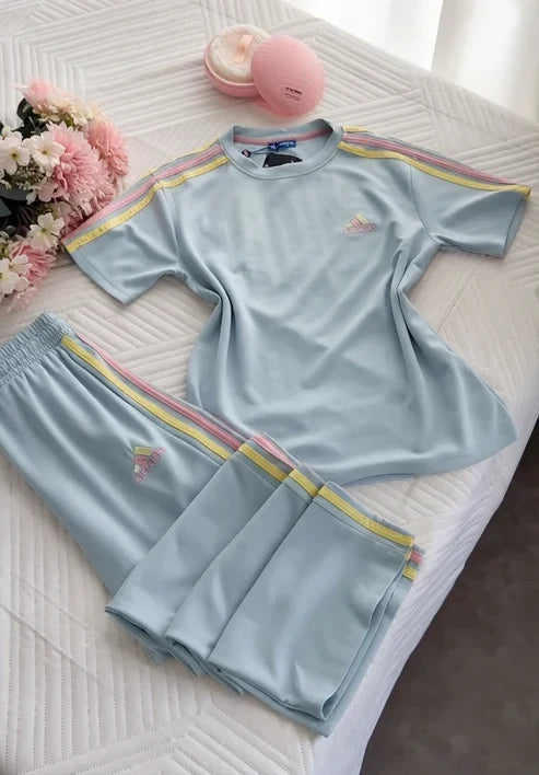 Pastel Stripe Premium 2-Piece Tracksuit