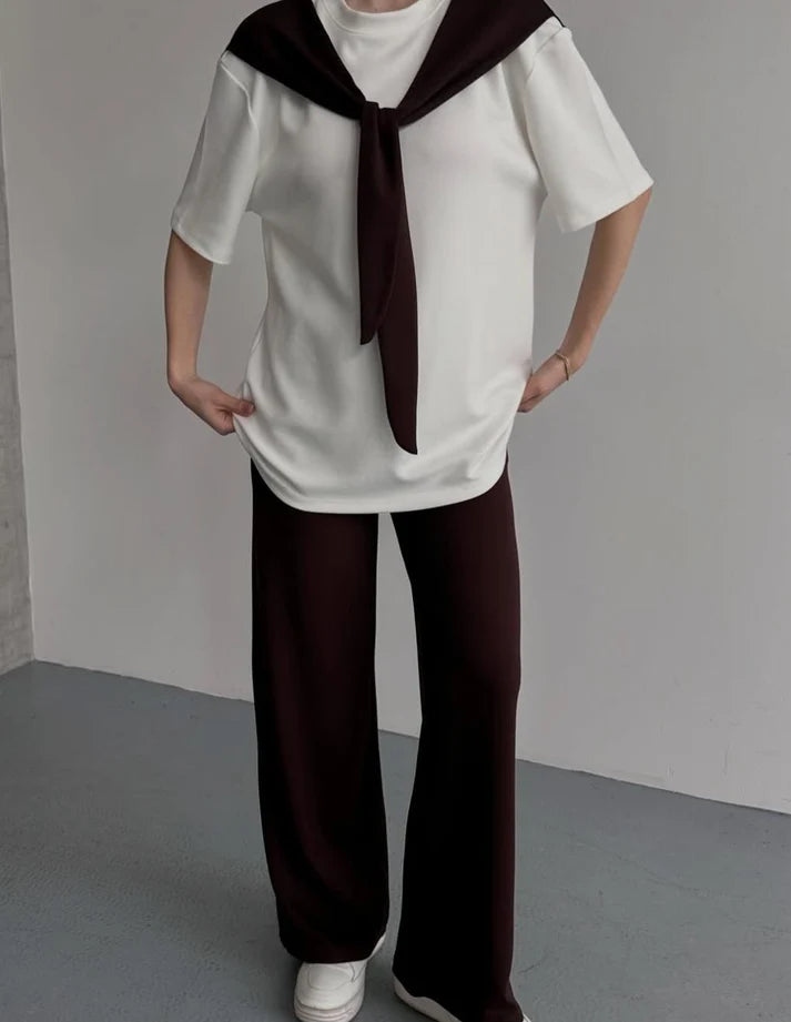 Ribbon Lounge Wear Set Her MWTS-37
