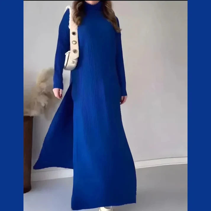 Trendy Roll Neck Style knit CoOrd Set