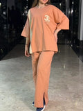 CC Style Western 2-Pcs Summer Tracksuit For Her MWTS-30
