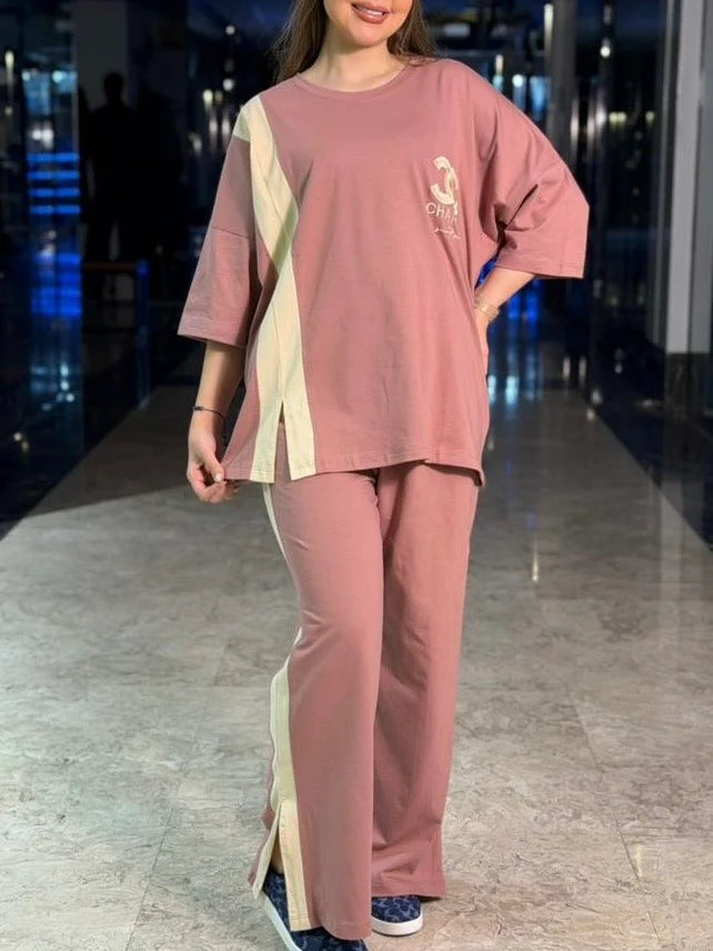 CC Style Western 2-Pcs Summer Tracksuit For Her MWTS-30