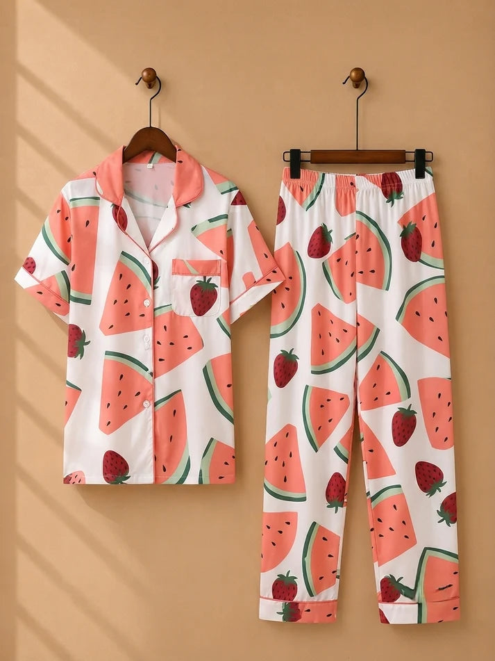 3 Piece Printed SummerSuit