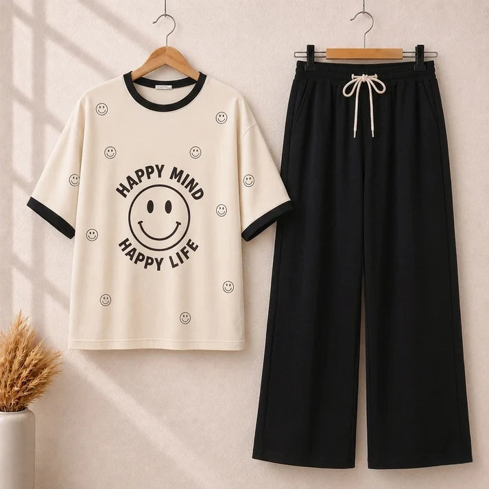 Happy Life Style Western 2-Pcs Summer Tracksuit For Her MWTS-32