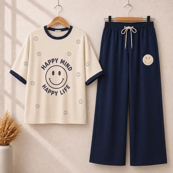 Happy Life Style Western 2-Pcs Summer Tracksuit For Her MWTS-32