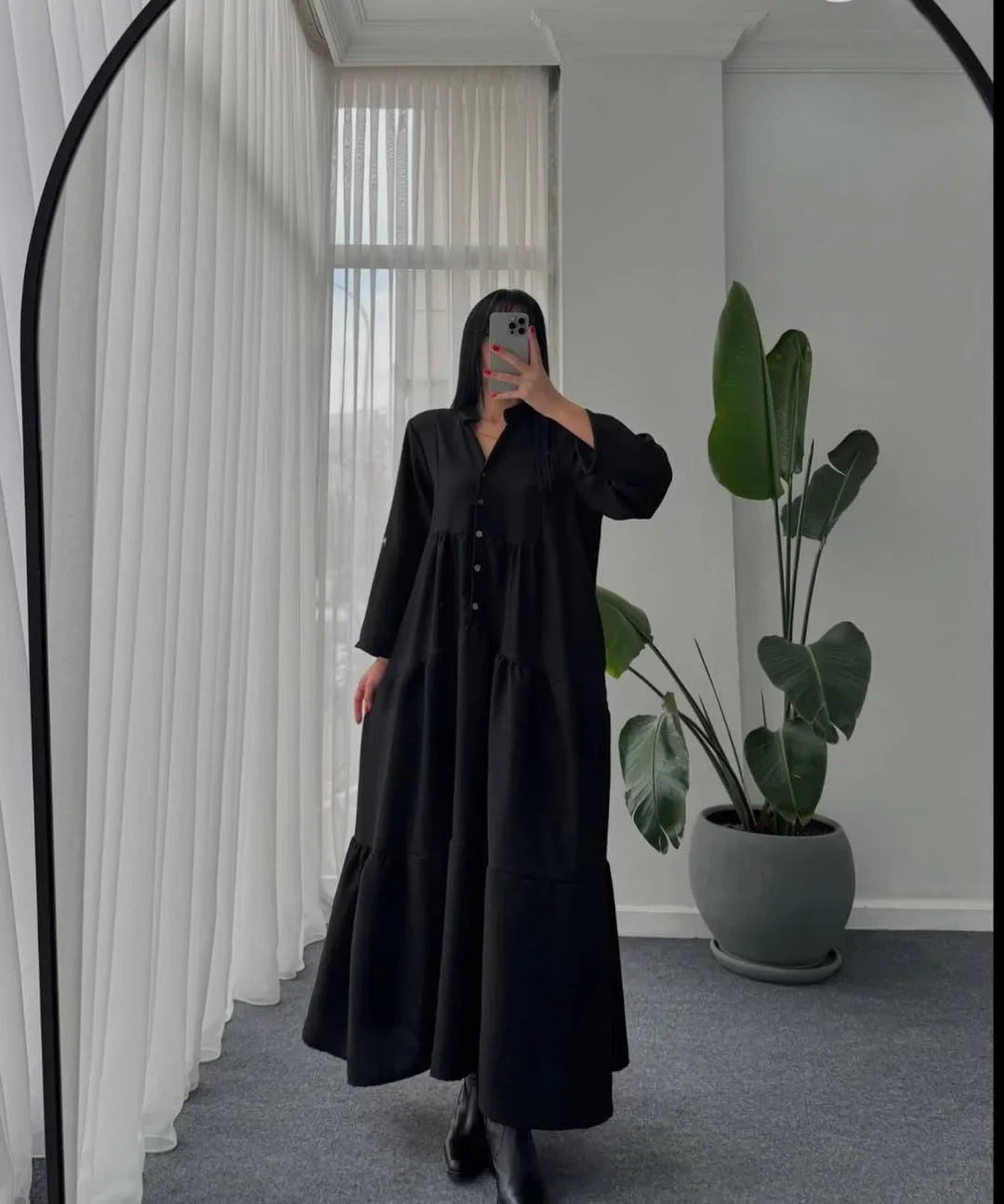 Turkish Long Flair Maxi