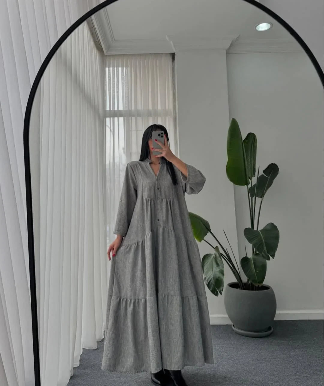 Turkish Long Flair Maxi