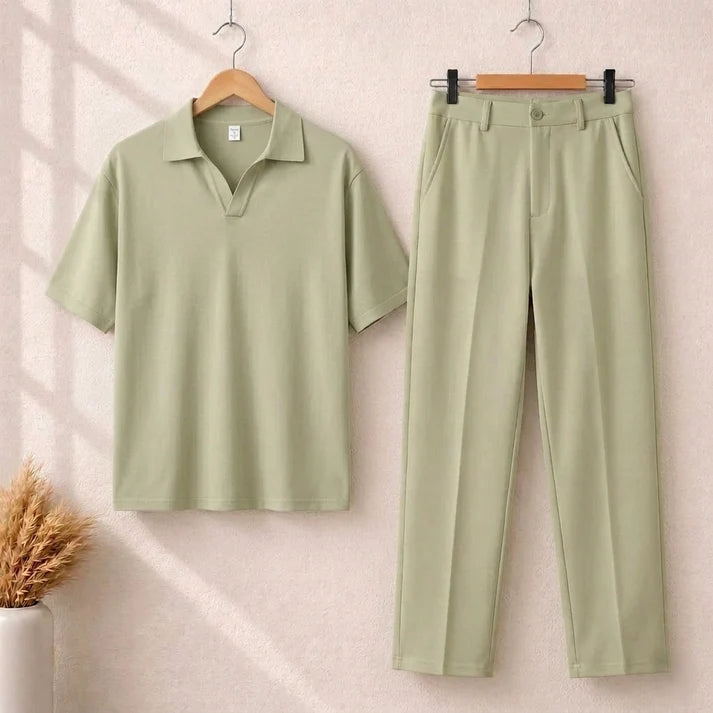 Men’s Premium Polo Co-Ord Set MMSS-12