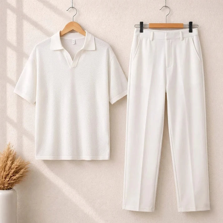 Men’s Premium Polo Co-Ord Set MMSS-12