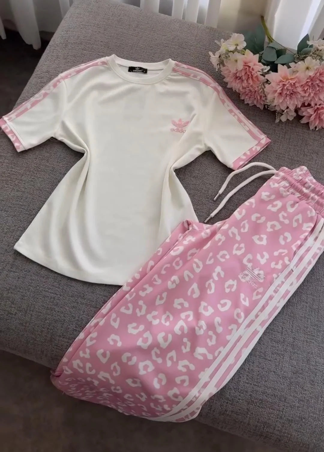 Cheetah Print Casual 2-Piece Co-Ord Set