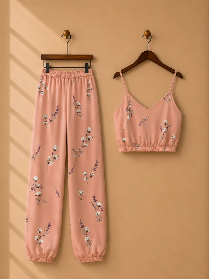 Trendy Printed Top&Trouser.