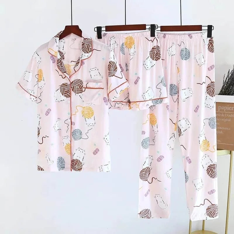 3 Piece Printed SummerSuit