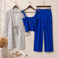 Smokey Polka Flapper Gown 3 Piece