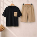 Men’s Front Pocket Summer Co-Ord Set MMSS-15