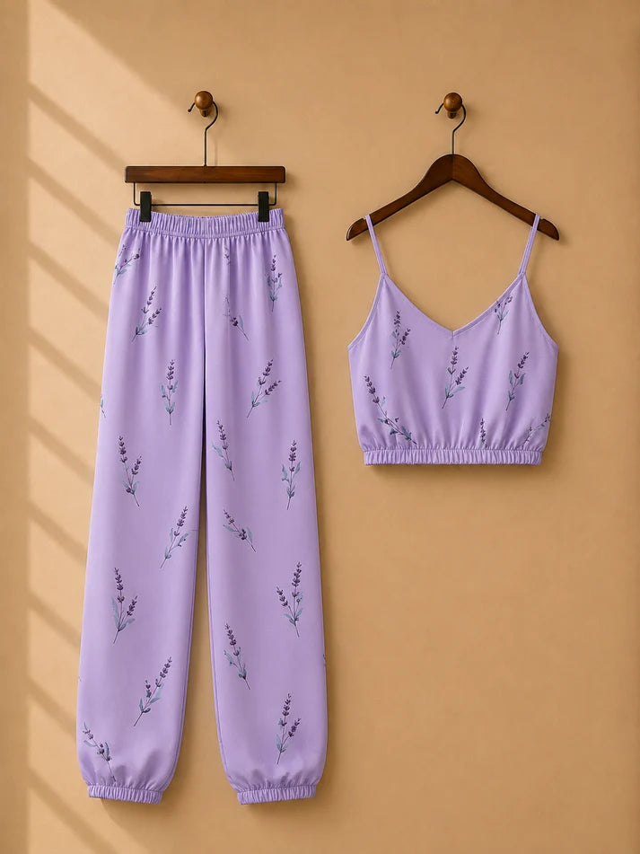 Trendy Printed Top&Trouser.