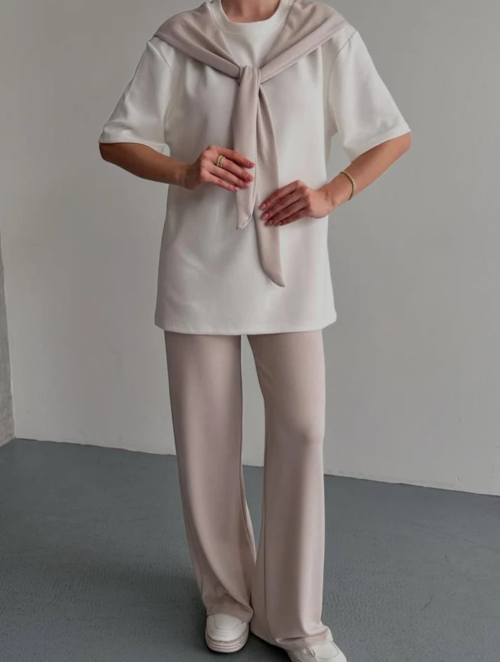 Ribbon Lounge Wear Set Her MWTS-37