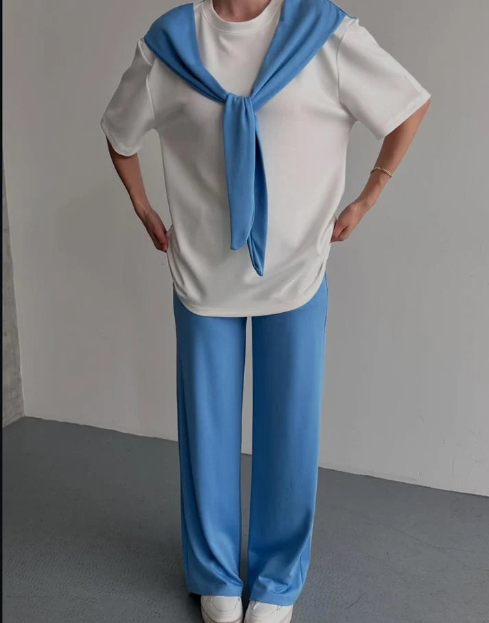 Ribbon Lounge Wear Set Her MWTS-37
