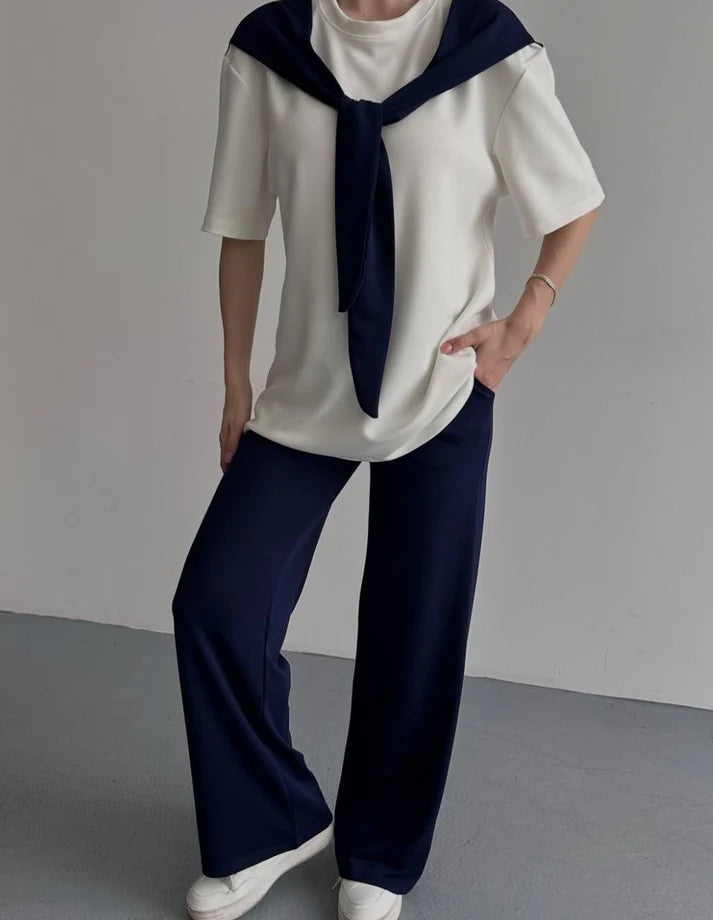 Ribbon Lounge Wear Set Her MWTS-37