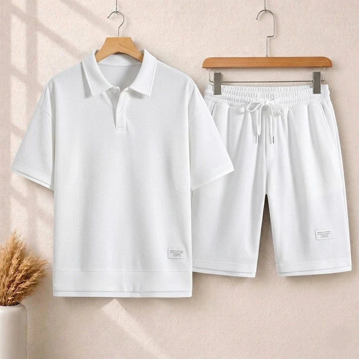 Short Sleeve Round Neck SummerSuit.