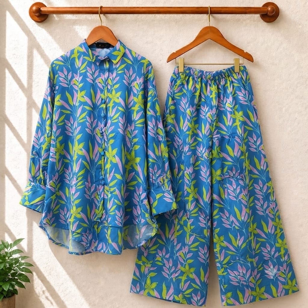 Summer Printed Luxe CoOrd Set