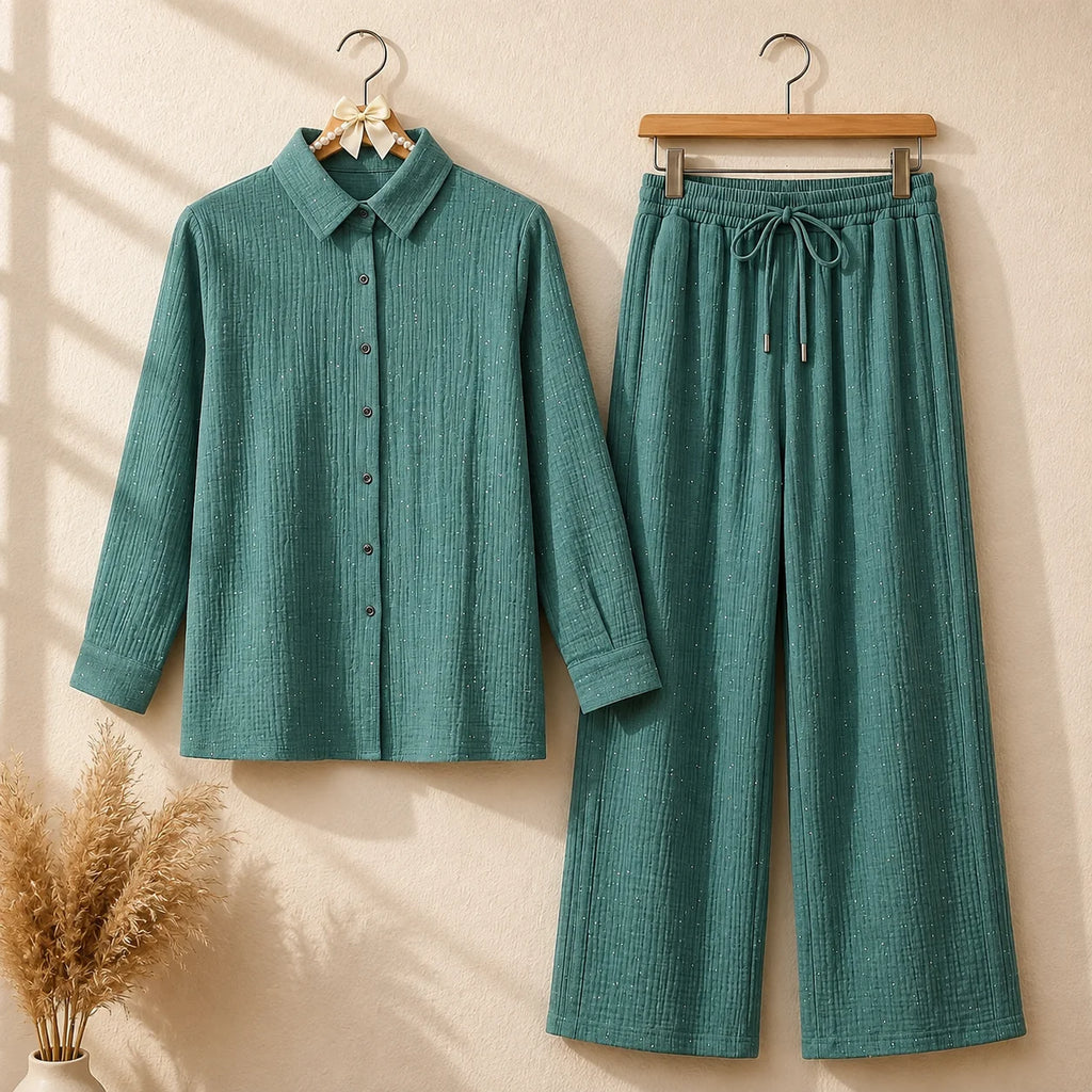 Textured Casual Co-ord Set