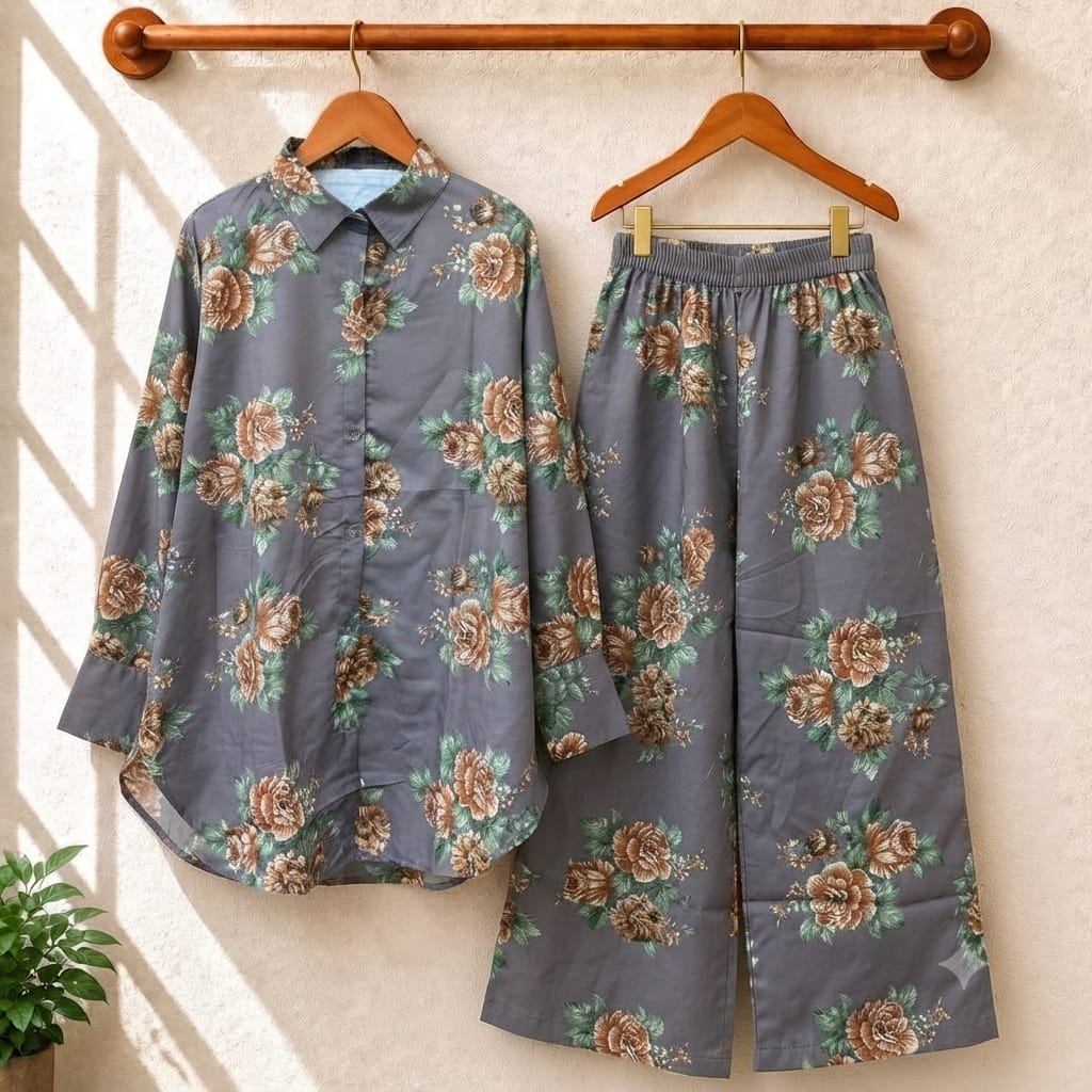 Summer Printed Luxe CoOrd Set