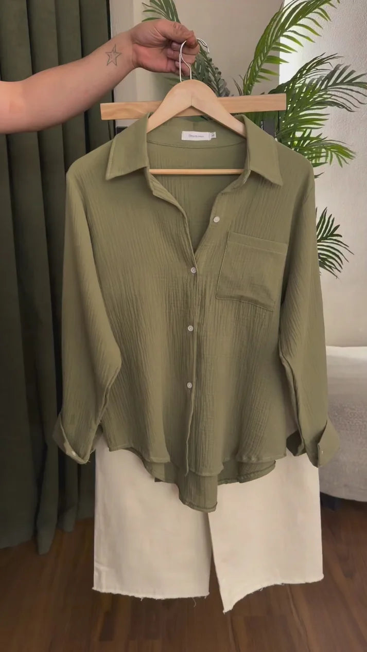 Comfort Luxe Co-Ord Set Green Beige